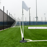 25mm jumbo turf base holding soccer corner flag upright