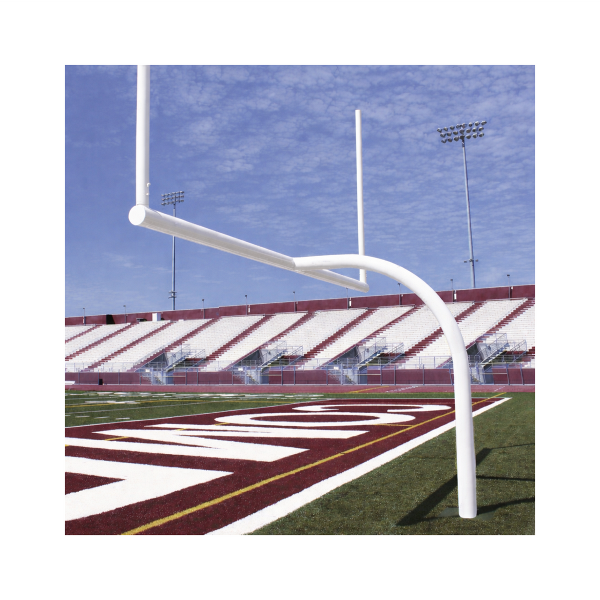 Goal Post Backside Expandable Football Goal Posts | NFHS & NCAA | Jaypro – Goals4Sports