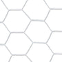 8x24x6x6 White 5MM Hex Soccer Net Net