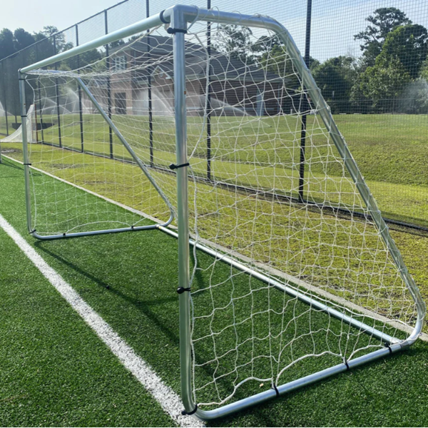 6x12 Small Youth Soccer Goals - Side Angle View