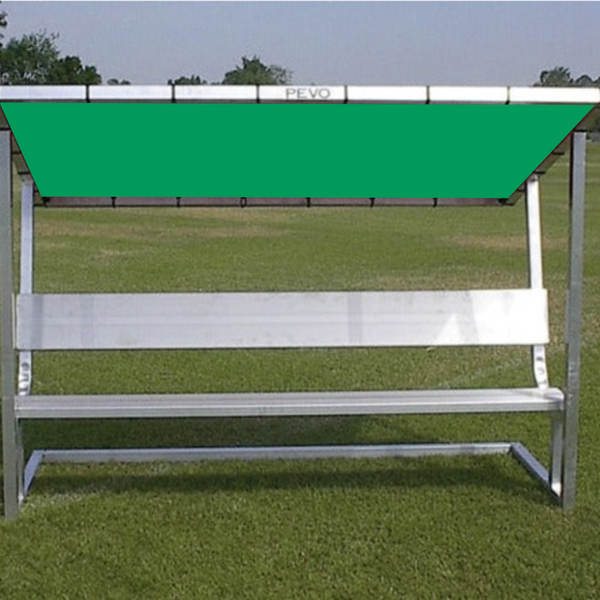 PEVO Covered Team Benches