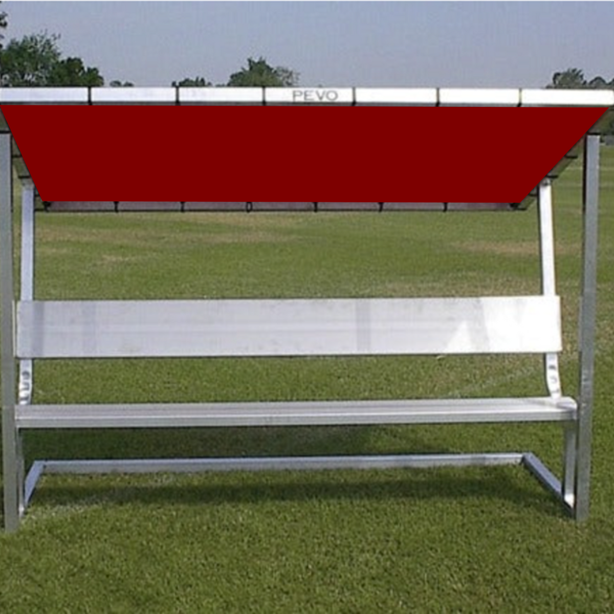 PEVO Covered Team Benches