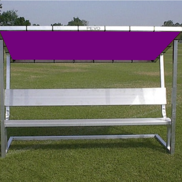 PEVO Covered Team Benches