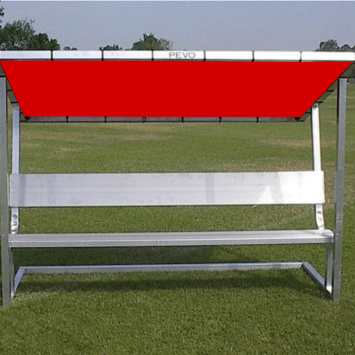 PEVO Covered Team Benches