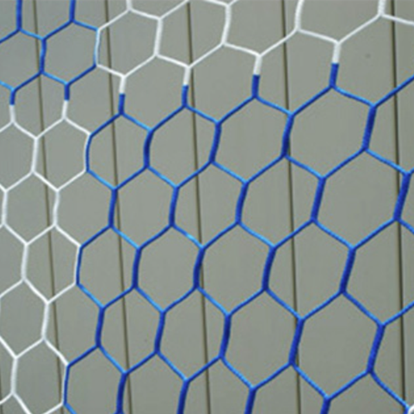 8x24 3mm Hexagonal Box Soccer Nets | Two Tone Soccer Net