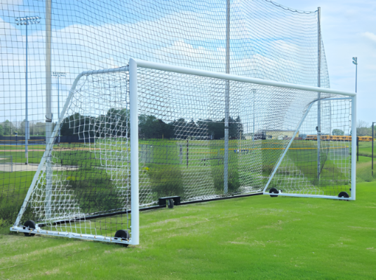 8x24x4x8 4mm Striped Soccer Net