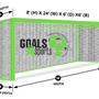 8x24x6x6 Soccer Net Goal Dimensions