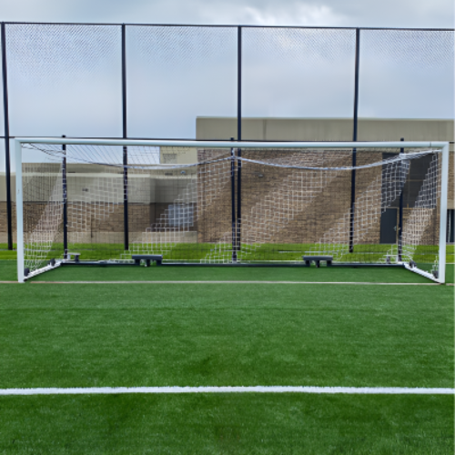 8x24x6x6 4mm Striped Soccer Net