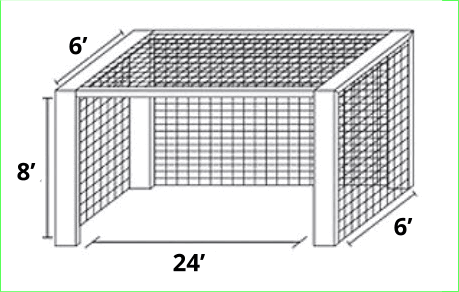 8x24x6x6 Soccer Net