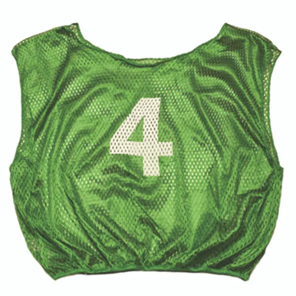 Green Numbered Scrimmage Vest