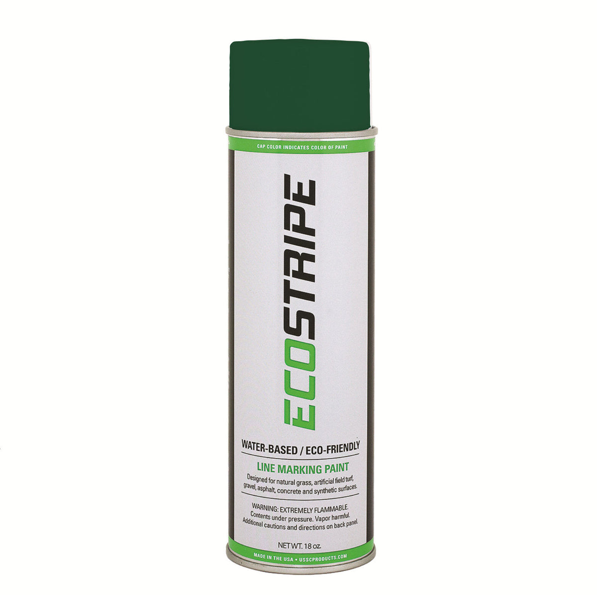 Augusta Green Eco-Stripie Aerosol Field Marking Paint