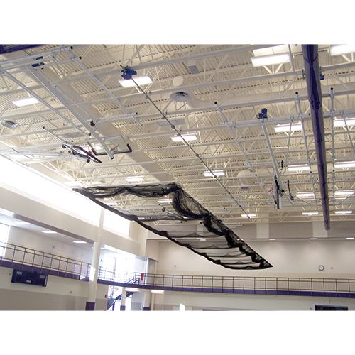 Raised Retractable Batting Cages -  Ceiling Suspended,