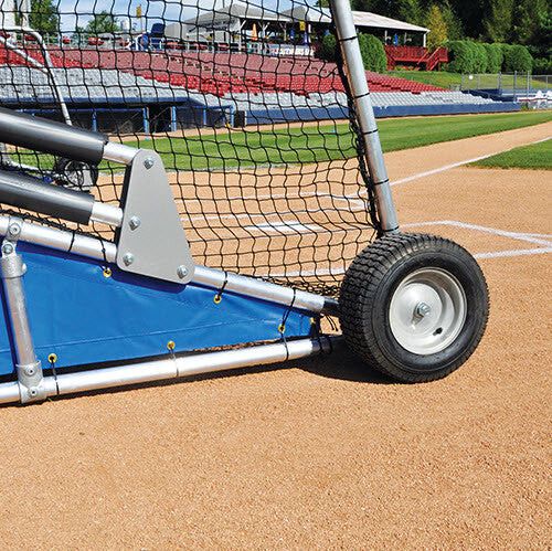 Big Bomber Pro Batting Cage - Over-sized Pneumatic Tires