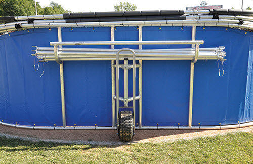 Big Bomber Pro Batting Cage - Strut Storage