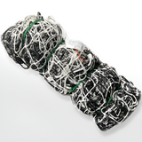 Black & White Diagonal Striped Soccer Net