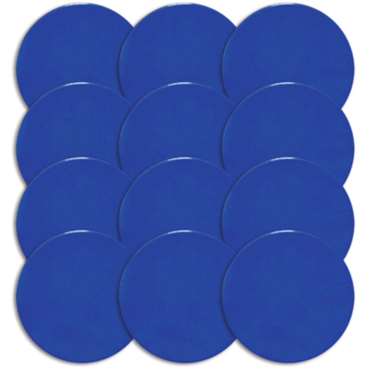 Blue Round Poly Spot Markers