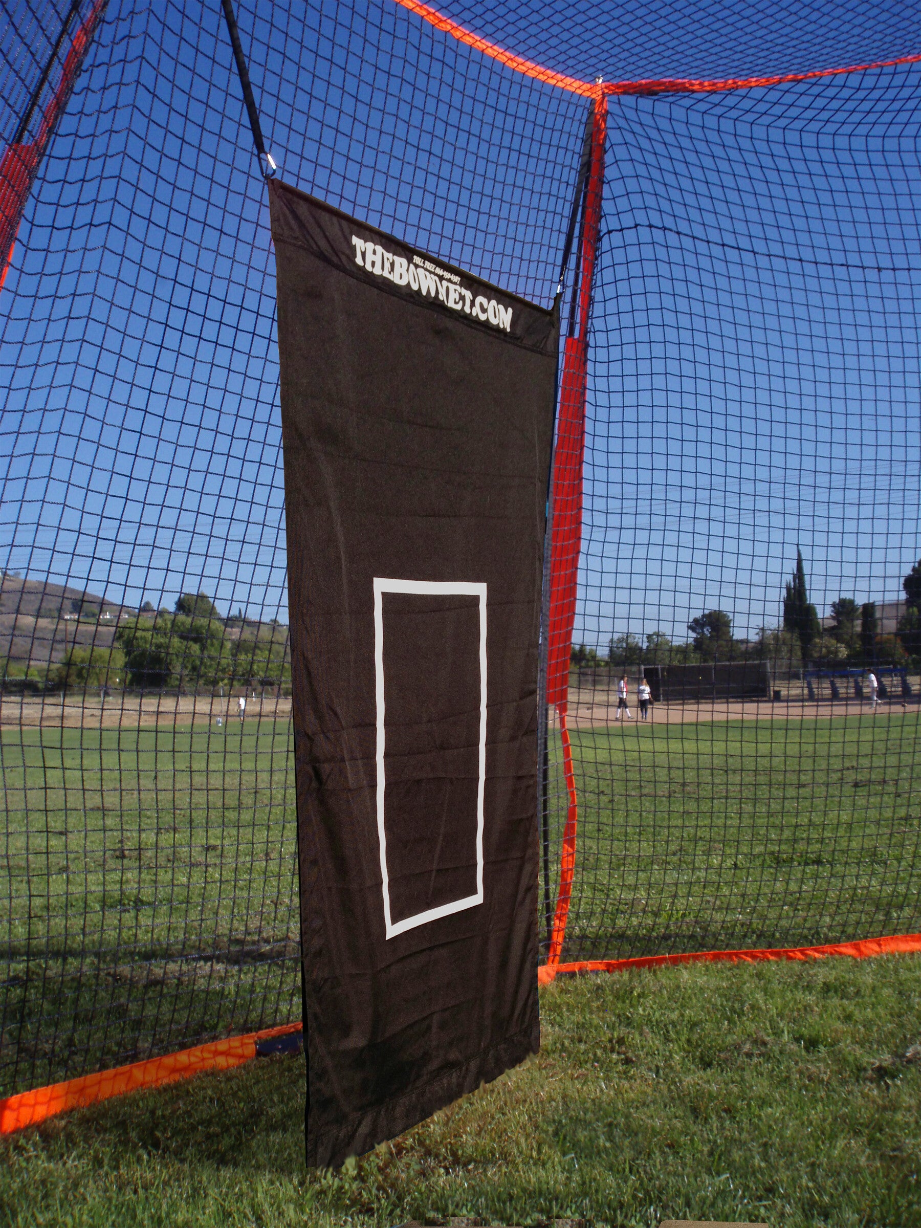 Bownet Backstop: Portable Multi-Sport Practice Net – Goals4Sports