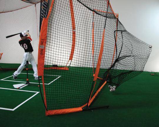 Bownet Baseball Backstop Inside