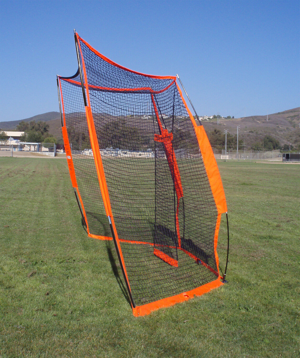BOWNET ボウネット ストリートホッケー ポータブル　ゴールネット Bownet-Backstop-Side-View.jpg?