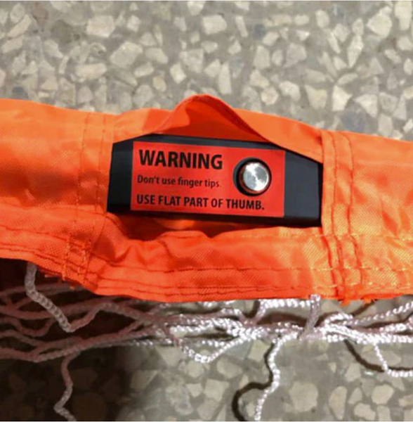 Bownet 7x21 Soccer Goal Warning Label
