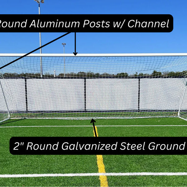 PEVO 6x18 Channel Soccer Goals