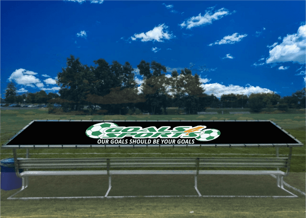 PEVO Covered Team Benches - Black - Print