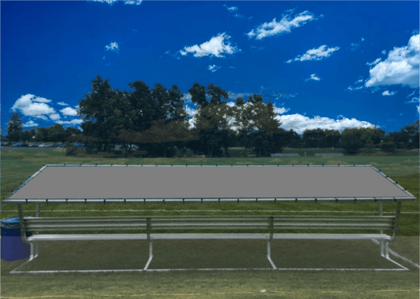 Covered Bench - Grey - No Printing