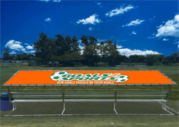 Covered Bench - Orange - Print