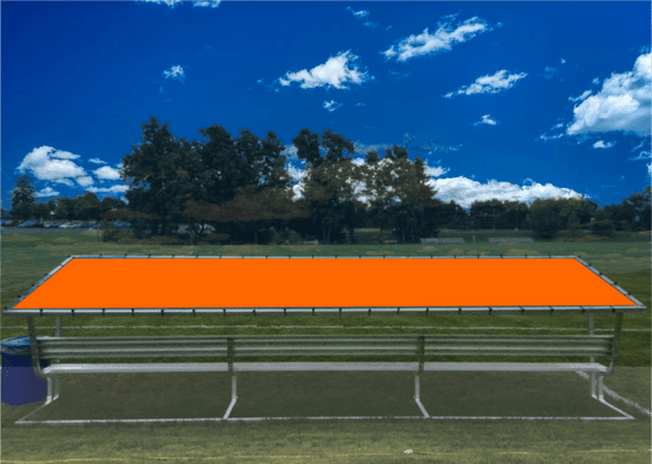 Covered Bench - Orange - No Printing