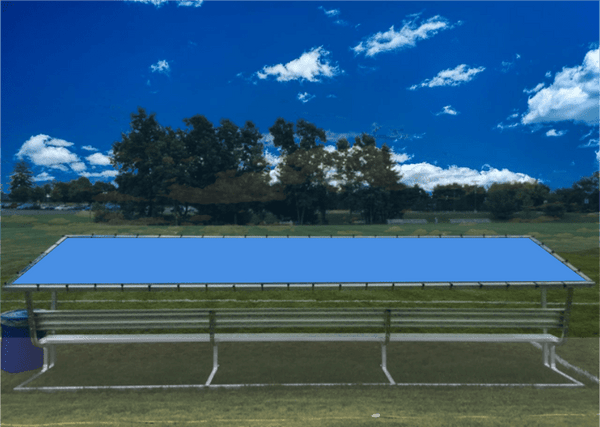 Covered Bench - Sky Blue - No Printing