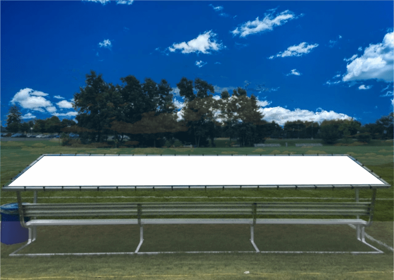 Covered Bench - White - No Printing