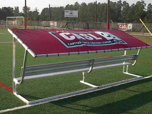 Covered Team Benches