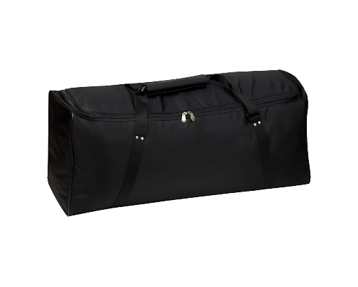 Black Deluxe Equipment Bag 36 inch heavy-duty water-resistant sports gear bag with U-shaped zipper and reinforced carry straps by Goals4Sports®