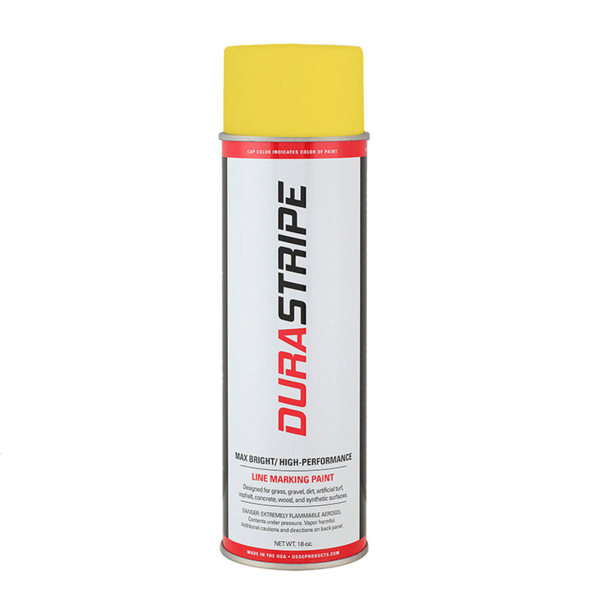 DuraStripe Yellow Paint Aerosol Can