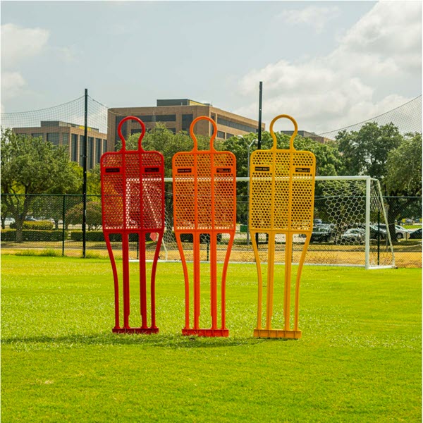Durable pro soccer training mannequin for clubs and schools