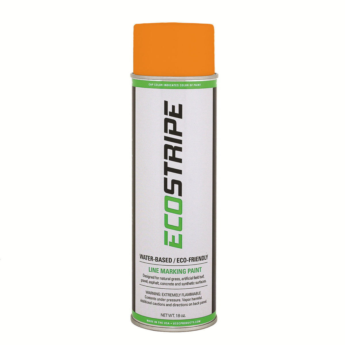 EcoStripe Florescent Orange Aerosol Can