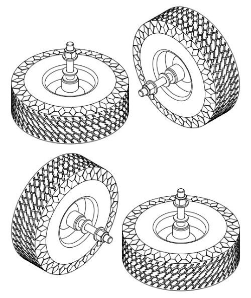 Jaypro Field Hockey Wheel Kit