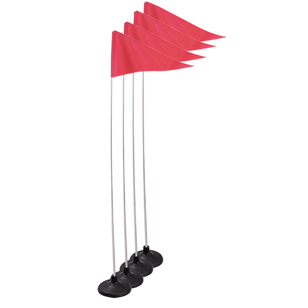 SCF60 Premium Soccer Corner Flags with Weighted Rubber Base