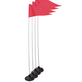 SCF60 Premium Soccer Corner Flags with Weighted Rubber Base