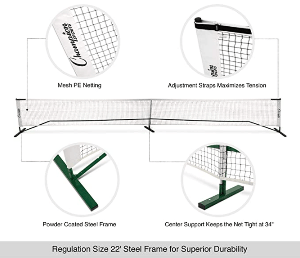 Champion Pickleball Net Materials