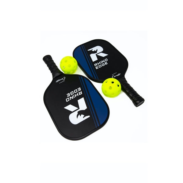 Rhino 2-Player Edge 100 Wooden Pickleball Paddle Set