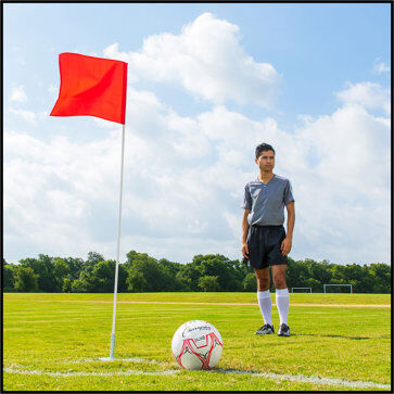 Slim Line Corner Flags