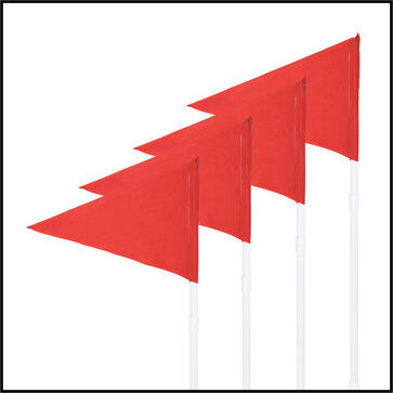 Portable Collapsible Corner Flag Set