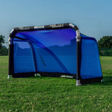 Royal Blue Quick Fold Aluminum Goal