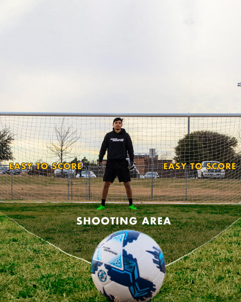 Goalkeeper Angle Soccer Ball - Keeper Area