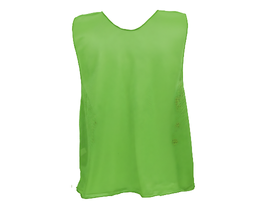 Youth practice scrimmage vest green lightweight mesh vest