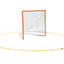 Portable Lacrosse Crease with Storage Bag and Ground Stakes