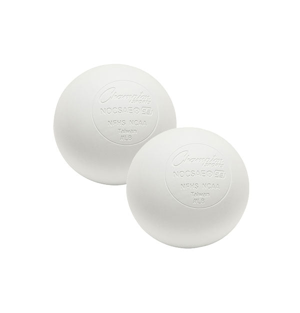 NOCSAE Lacrosse Ball - White