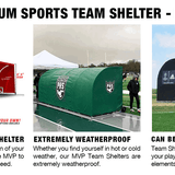 MVP III Stadium Team Shelters