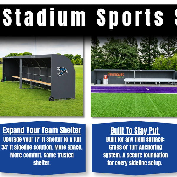 Custom MVP Stadium Sports Team Shelter